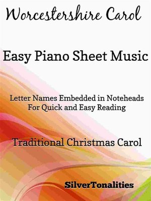 cover image of Worcestershire Carol Easy Piano Sheet Music